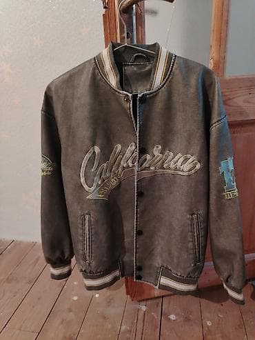 coban geyimi: Unisex bomber gödəkçə – “California” temalı - Stil: Varsity/bomber — 2