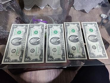 5 dollar: Məhsul: ABŞ 2 dollar banknotları (Jefferson portretli, yaşıl möhürlü) — 2