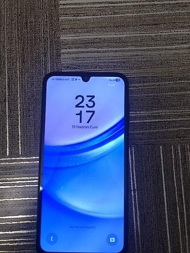 glorious model o: Samsung Galaxy A15, 128 GB, rəng - Göy, Barmaq izi, Face ID — 2