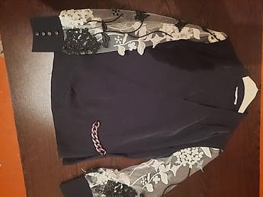 Красота и здоровье: Qadın paltarı – zərif bluz - Rəng: qara - Yaxa: V formalı - Qol — 1