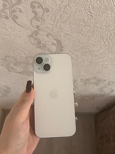 Video oyunlar və konsollar: IPhone 15, 128 GB, Ağ, Face ID — 1