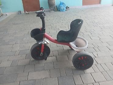 velosiped boyuk: Uşaq üçtəkərli velosipedi - Rəng: qırmızı/gövdə, qara oturacaq və — 2