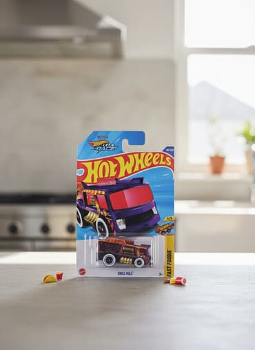 gerb olan 20 qepik: Hot Wheels – Fast Foodie seriyası, “Chill Mill” model oyuncaq maşın — 1
