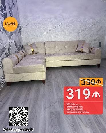 Künc divan, Açılan, Bazalı, Parça, Şəhərdaxili pulsuz çatdırılma