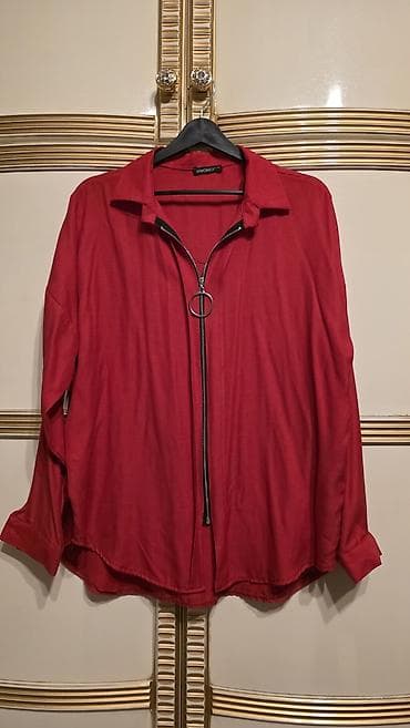 qadin ucun: 60% viskos 40% polyester. wekildeki kimi al qirmizidir.❗️ — 2