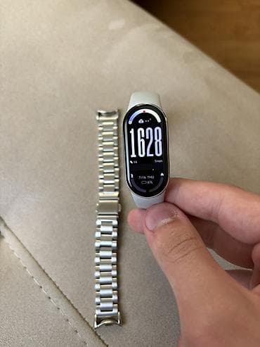 xiaomi miband: Новый, Смарт браслеты, Xiaomi, Уведомления, цвет - Белый — 1