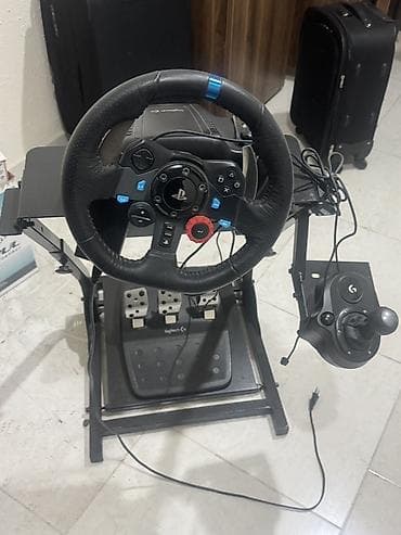 logitech shifter: Logitech G29 Driving Force sükan seti + 3 pedallı pedal bloku + — 1