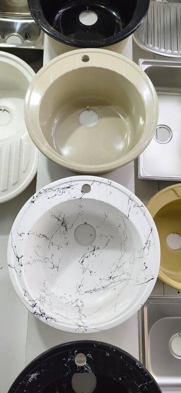 Mətbəx çanaqları: Dairəvi Mətbəx çanağı, Paslanmaz polad — 1