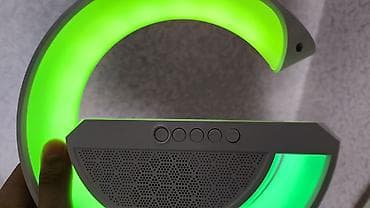 samsung bluetooth: RGB LED işıqlı Bluetooth səsgücləndirici – 3‑ü 1‑də masaüstü qurğu - — 4