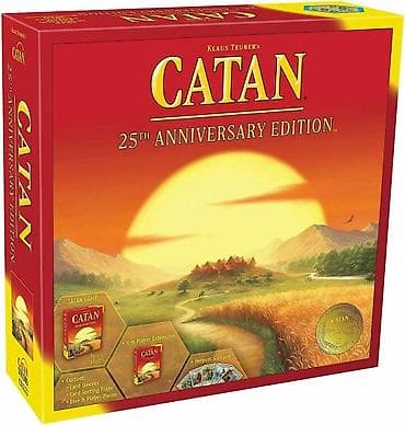CATAN + DLC – 25th Anniversary Edition stolüstü oyun dəsti Məhsul
