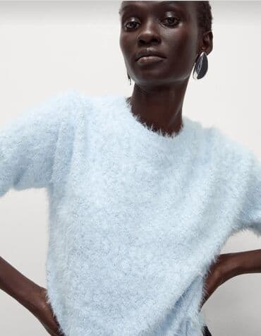 alt geyimler: Zərif sviterler - Yumşaq, tüklü teksturaya malik, rahat və isti — 1