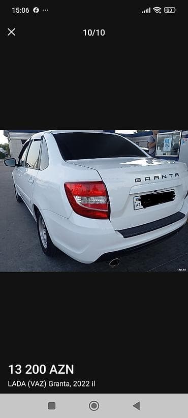 statır: VAZ (LADA) Granta: 1.6 l | 2022 il 22222 km Sedan — 9