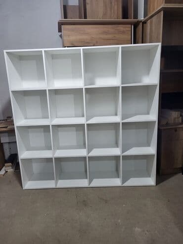 bərbər şkafı: Ofis sened refleri hundurluk 180 sm Eni 180 sm Derinlik 40 sm Refler — 1