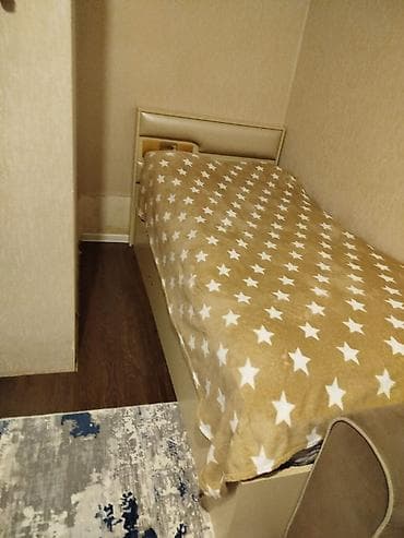 Təknəfərlik çarpayı, Bazalı, Matras ilə, Siyirməsiz