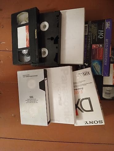 VHS videokasetlər dəsti - Brendlər: Panasonic, Sony, SKC və s. -
