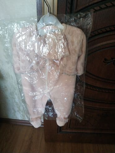 женские трикотажные комбинезоны: Куртка, Для девочек, 0 - 3 мес. — 5