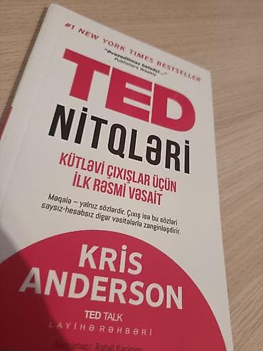 📚 TED Nitqləri — 5 AZN ✨ Yeni kimi, çox səliqəli vəziyyətdədir. 📖
