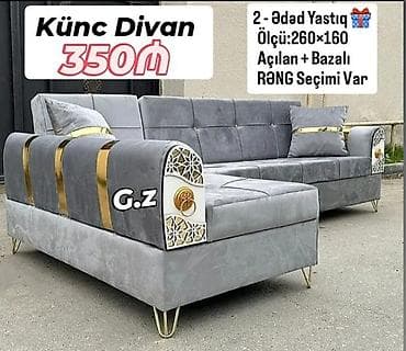 Künc divan, Açılan, Bazalı, Parça