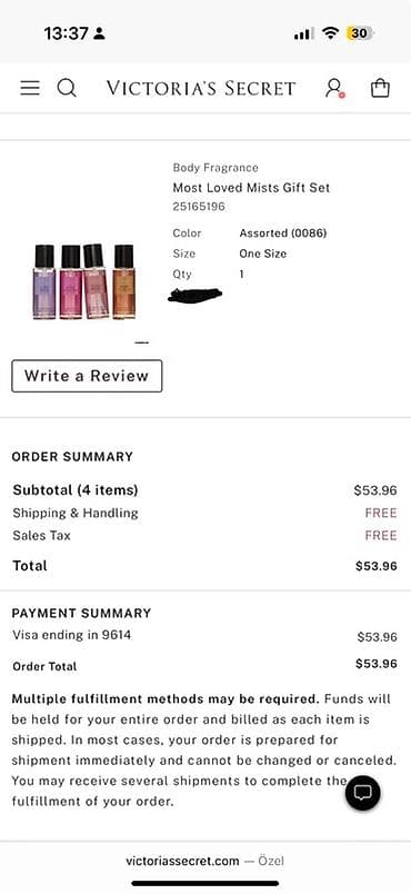 Kosmetik dəst, 4 məhsul