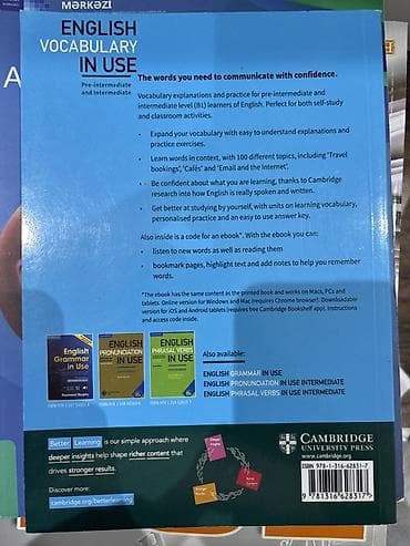 мяч: Məhsul: English Vocabulary in Use – Pre-intermediate and Intermediate — 2