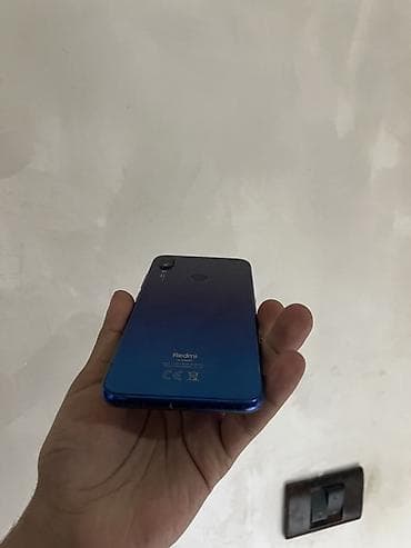 j 7: Redmi Note 7, 64 GB, rəng - Göy, Barmaq izi, Face ID — 8