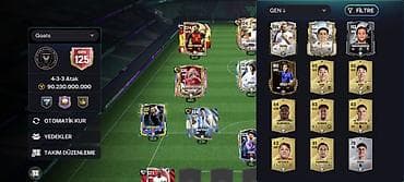 oyun alanı: FIFA Mobile oyun hesabı – GEN 125 komanda - Komanda ümumi gücü: GEN — 2