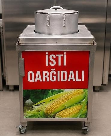 İsti qarğıdalı bişirən və satış üçün nəzərdə tutulmuş mobil stend 3-5 — 1