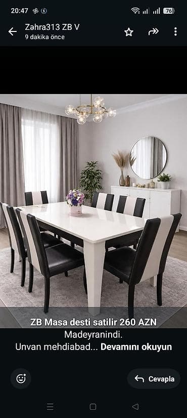 *ZB* *Masa desti satilir 260 AZN* Madeyranindi. Unvan mehdiabad lalafo.az -da *ZB* *Masa desti satilir 260 AZN* Madeyranindi. Unvan mehdiabad