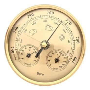 барометр: Barometr.
Termometr - hiqrometr.
 ● Diametr: 128 mm.

bakutool.az — 4