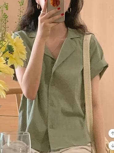 100% pambıq. Çox gözəl materialı var. Nazik, sərin. Pencək-köynək