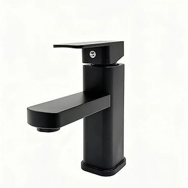 qozu: Məhsul: Mat Qara Modern Minimalist Hamam Lavabo Qarışdırıcısı — 5