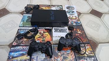 #Playstation 2 Fat İdeal səliqəli vəziyətdə Disk Yeridə Rahat işləyir