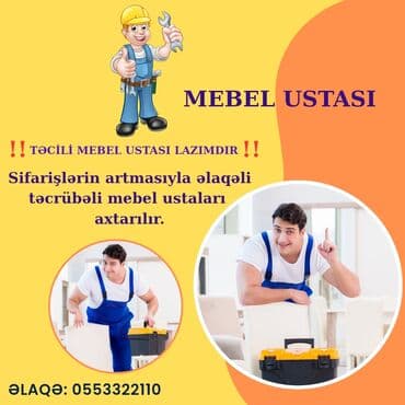 работа сборщиком мебели: Mebel Ustası Xidməti Sifarişlərin artması ilə əlaqədar peşəkar mebel — 1