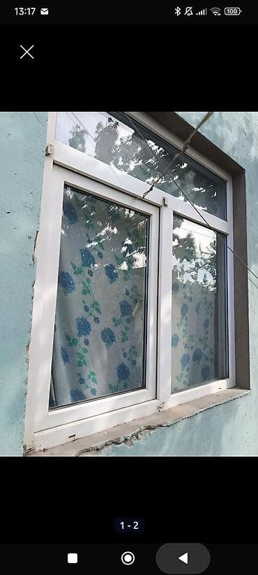PVC plastik pəncərə dəsti 1.30 eni 1.40 hundurluyu cif acilan qalin lalafo.az -da PVC plastik pəncərə dəsti 1.30 eni 1.40 hundurluyu cif acilan qalin