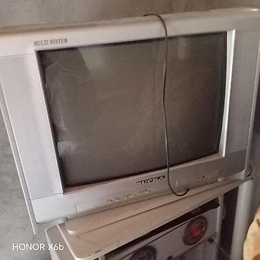 video reqstrator: Supra CRT televizor + TV stendi - Marka/model: Supra, “Multi System” — 4