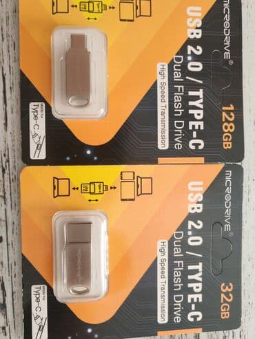 Noutbuklar üçün örtük və çantalar: Flash kart 128 GB, USB 2.0, Yeni — 1