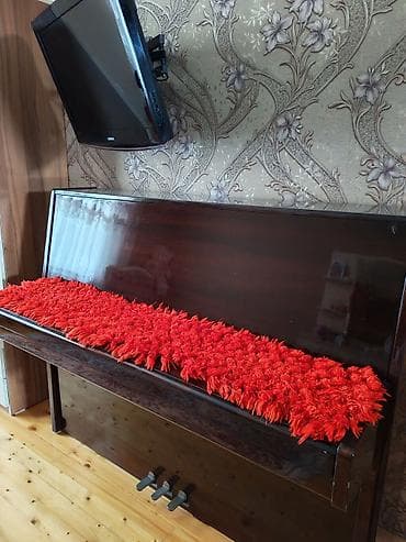Upright piano satışa çıxarılır. Xüsusiyyətlər: - Korpus: parlaq tünd — 1
