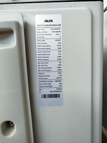 Бытовая техника: AUX split kondisioner sistemi2ci Əl "AUX" KONDİSİONERİ 100KV 30 000BTU — 2