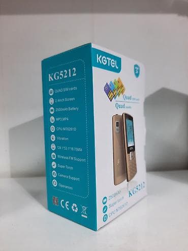 fm network: Sadə Telefon Kgtel 5212 🔹️4 SIM Kart 💾 🔹️Mp3, Mp4🎼🎞 🔹️Camera 📷 — 2