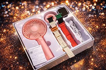 Saat dəstləri: Kateqoriya: Smart saatlar Smart Saat + Ventilyator Seti – Combo D1000 — 1