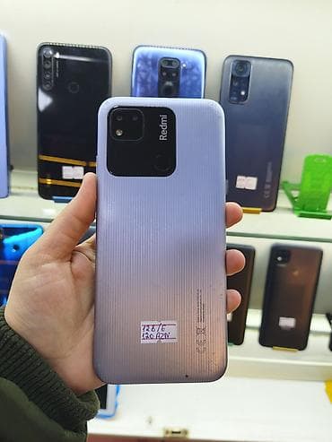 Redmi 10A, 128 GB, rəng - Gümüşü, Barmaq izi