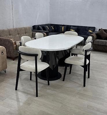 parca stul: Oval masa, 6 stul — 1