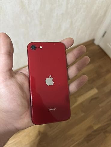 apple se 4: IPhone SE 2022, 64 GB, Qırmızı, Barmaq izi — 2