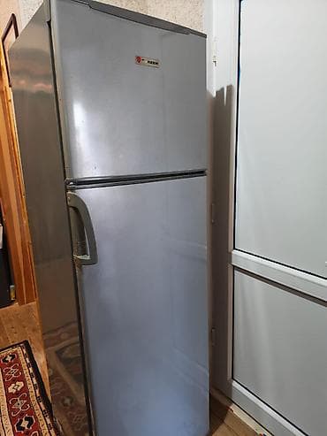 холодильник бу: 2 двери Swizer Холодильник Продажа, цвет - Серый — 1