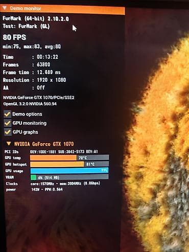 asus 8 ram: Videokart EVGA GeForce GTX 1070, 8 GB, İşlənmiş — 5