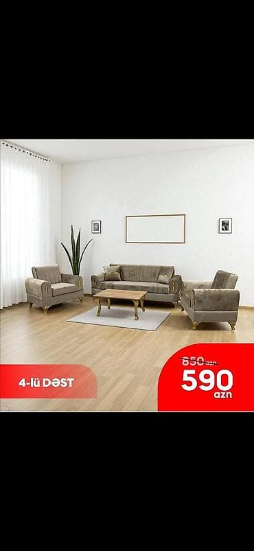 saloglu divan: Müasir künc divan və qonaq dəsti modelləri - Künc divan, ölçü: 240 sm — 3