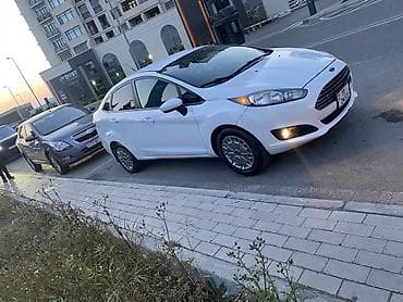 diffuser: Ford Fiesta sedan – ağ rəng, 4 qapı, kompakt sinif. Xarici — 4
