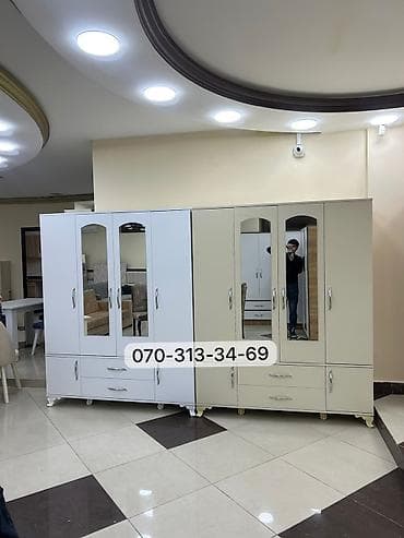 вешилка: 4 qapılı paltar dolabı - Ölçü: 160×200 sm - Rəng seçimi var - — 5