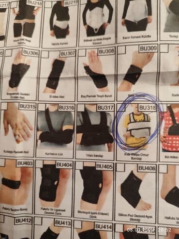 grija uchun karset: Salam. Uşaq üçün karset var. Uşaq yıxılanda bazu sümüyünü sındırmışdı — 1