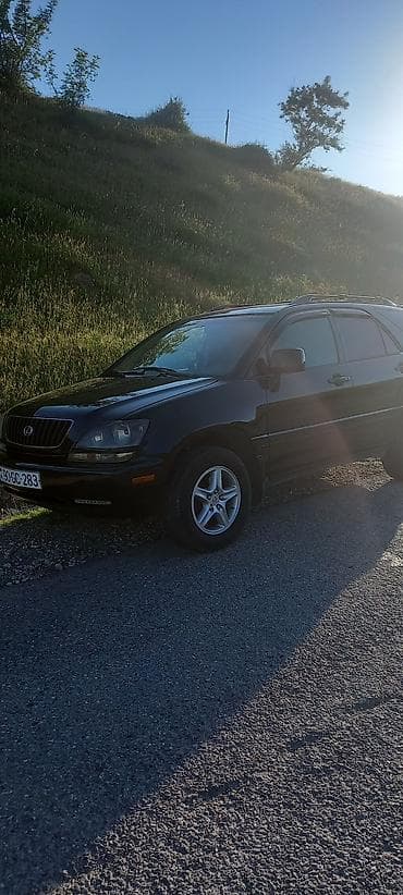 ulduz disk: Lexus RX300, qara rəng, benzin, avtomat transmissiya, ön və arxa tam — 1